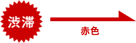 渋滞 赤色