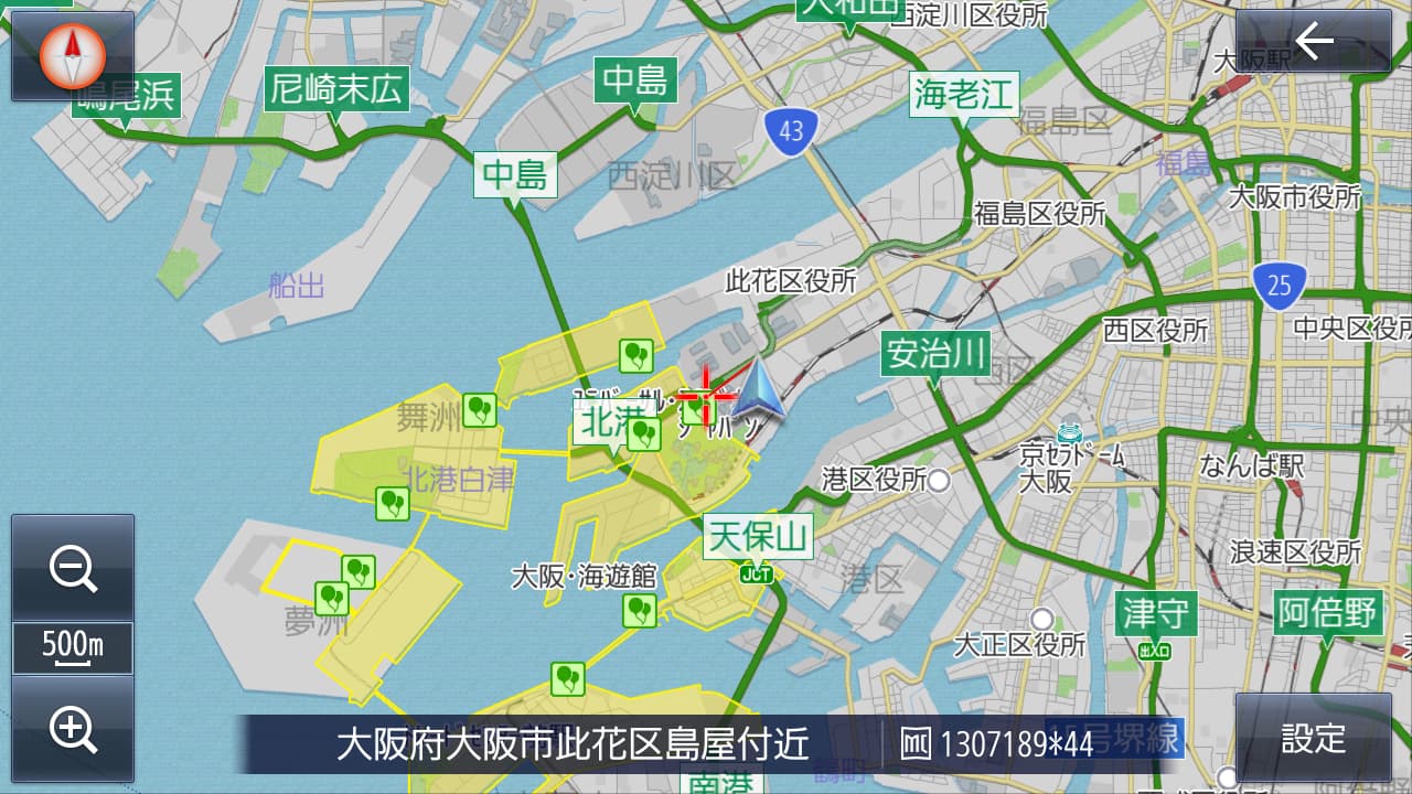 イベント規制予告の表示のイメージ