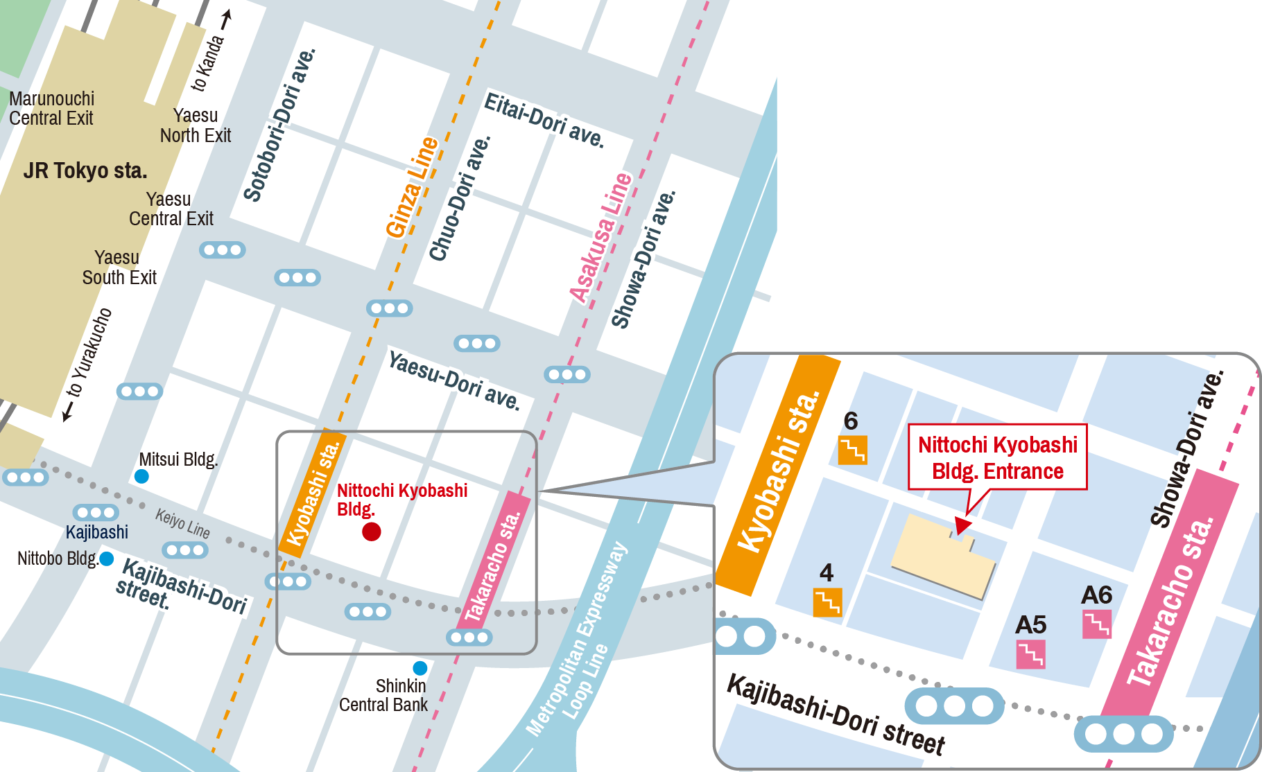 Map showing directions to the VICS Center