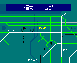 福岡市中心部