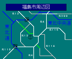 福島市周辺図