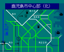 鹿児島市中心部（北）