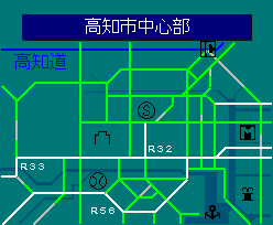 高知市中心部