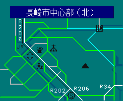 長崎県中心部（北）