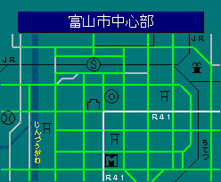 富山市中心部